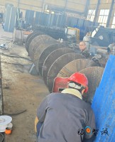 高硬度耐磨螺旋葉片生產(chǎn)過程